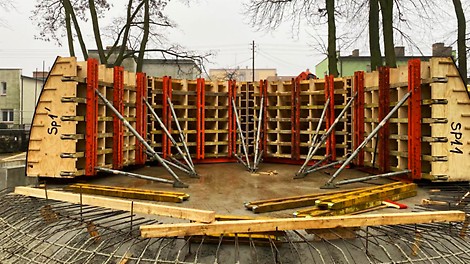 Muszla koncertowa, Park miejski w Złotowie