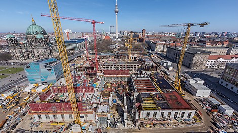 Formwork and scaffolding from PERI for Berlin´s City Palace