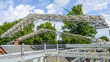 Användarvänlig hantering och enkel montering oberoende av det bärande ställningen.