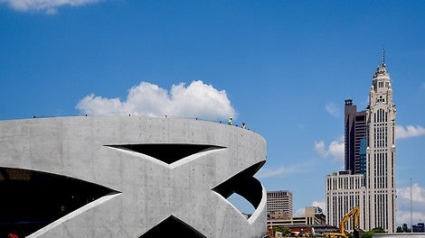 Almost the entire structure was designed to be exposed architectural concrete, and originally was slated for sandblasting to ensure a uniform surface. However, the early concrete finish turned out so well off the form that the architect decided to forgo the sandblasting.