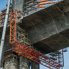 Widok wózka w końcowej fazie montażu