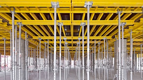 You can shutter every slab thickness, every layout and every height with MULTIFLEX.