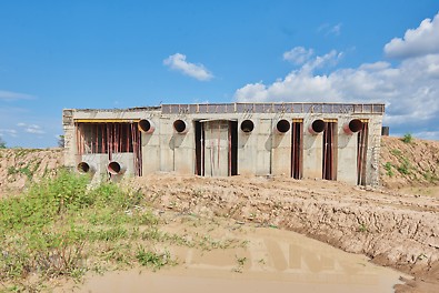 Use of DUO formwork in the construction of the slab of songa dam