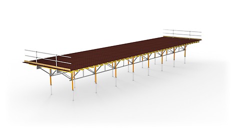 SKYTABLE, the slab table for a maximum area of 150 m².
