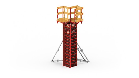 LICO: Lightweight column formwork for cost-effective forming by hand

