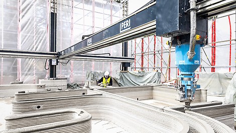 Der 3D-Betondruck ist heute mit der Tochtergesellschaft PERI 3D Construction einer der führenden Anbieter weltweit.