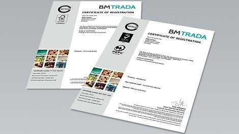 The materials for the PERI plywood sheets come from social and sustainable forestry operations - this is verified through the internationally recognized PEFC and FSC seals of approval.