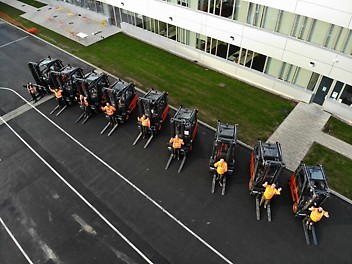 Meet the forklift trucks joining our fleet at our Brentwood depot. We’ve made the switch to electric forklifts so we can reduce our carbon output and continue to meet customer demands responsibly.
