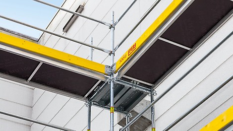PERI UP Easy* scaffolding system With PERI UP Easy*, internal and external corners are executed quickly and with very few system components.