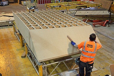 V&A Dundee - Fabrication at PERI PERI's fabrication team created bespoke shutters.