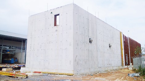 Finished concrete surface