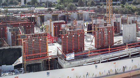 מערכת דומינו ליציקת קירות היקף המבנה