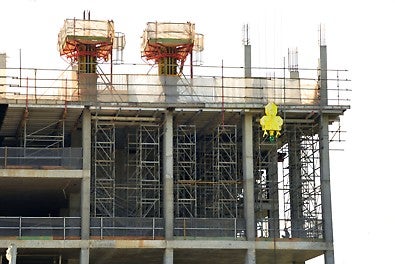 ST100 Stacking Tower used for high shoring, double volume