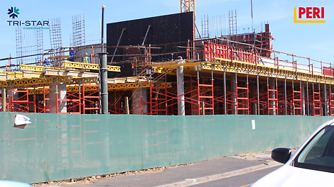 The PD 5 Shoring System on site. 