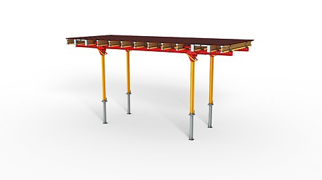 VARIODECK Steel Waler Slab Table The slab table with steel walers for large formwork areas and heavy pre-fabricated parts