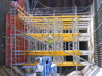 Single sided wall formwork