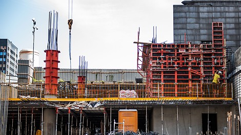 PROKIT rešetke za zaštitu od pada; SKYDECK sistem i PEP podupirači kao rješenje za izvedbu stropova.