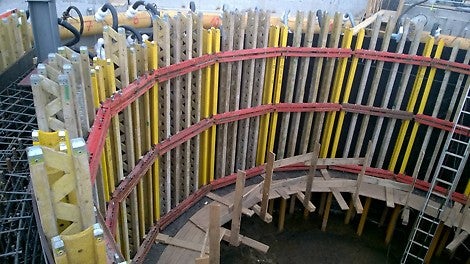 Элементы опалубки для устройства стен