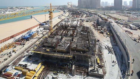 A large and sophisticated mix-used development consisting of 4 towers in The Pearl.