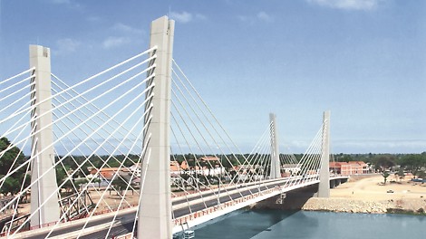 Ponte sobre o Rio Catumbela, Angola