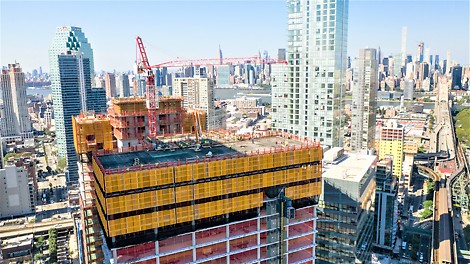 A prestigious new office tower with sweeping views of Long Island City, NY