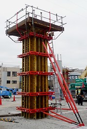 川崎チルド物流センター バリオ柱型枠システム