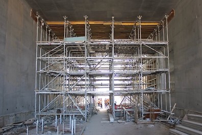 PS100 Shoring System was used for the top slab of a tunnel