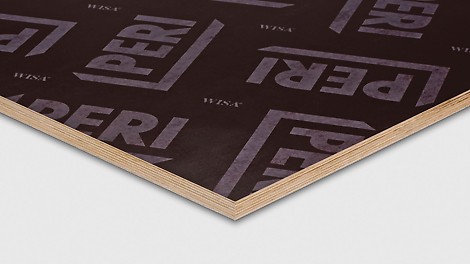 Filmfaced plywood for smooth fairfaced concrete surfaces.<br/>