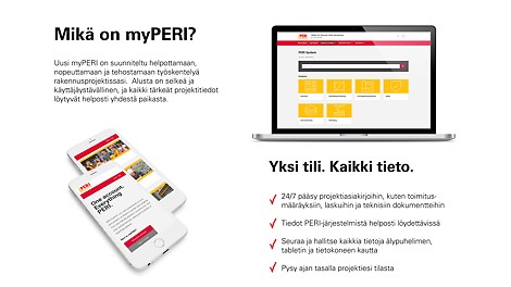 Yksi tili. Kaikki projektitiedot.