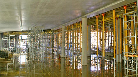 MULTIPROP-holvituet alimman kerroksen jälkituennassa.