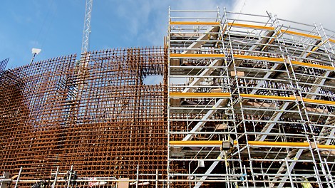 The PERI UP Flex 75 stair tower is just one of the access scaffolds from PERI’s system scaffolding range, which has been designed for flexibility, speed and most importantly, safety on site. 