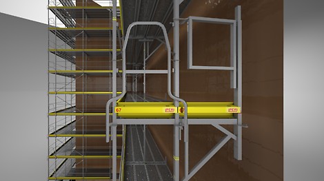 Scaffmax 能够帮助您为复杂的立面或建筑结构搭建脚手架。
