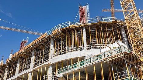 The different storey heights, ranging from around 4 to 7 m, posed a significant challenge to the planning and design team.