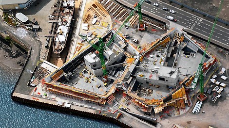 The removal of the cofferdam will restore the water back to its former position, which will see part of the V&A merge into the river Tay as imagined by the architect.