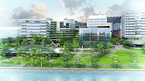 The SIT campus will be by the waterfront, facing Coney Island. Artist impresssion of SIT Punggol Campus (Image credit: SIT)