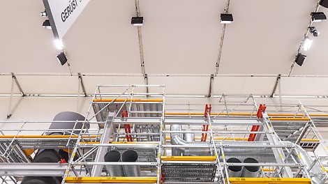 Our PERI UP Scaffolding Kit is the key to successful industrial scaffolding projects. The constant metric grid and the versatile use of core components of our PERI UP Industrial Scaffolding ensure particularly high material utilization, assembly speed and flexibility. Complex technical systems or special building geometries can be scaffolded easily.