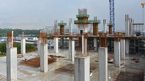 Columns | VARIO GT 24 Column Formwork - continuously adaptable, for architectural concrete surfaces and high concrete pressures