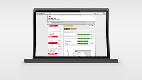 Uživatelé získají s nástrojem pro navrhování VGK snadno, rychle a přesně dovolené roznášecí šířky římsových konzol VGK pro různé mezní podmínky.