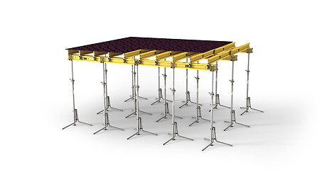 Die flexible und anpassungsfähige Deckenschalung mit GT 24 Schalungsträger<br/>