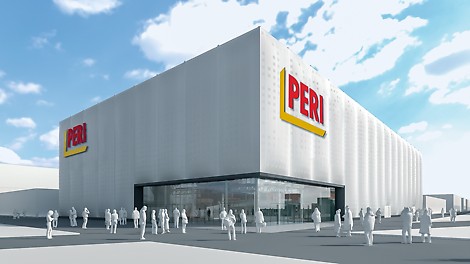 Des expositions réelles de systèmes présentaient des solutions PERI spécifiques pour la construction de ponts et de tunnels dans le nouveau hall d'exposition PERI à la bauma.