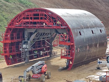 encofrado especial de túnel