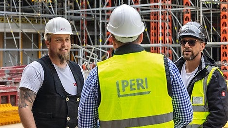 Ein Ansprechpartner für Schalung und Gerüst, der u.a. auch die Lieferung koordiniert, ein Miet-/Kaufprozess