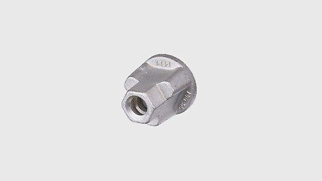 For anchoring with tie rod Ø15