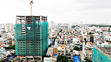 Located in Binh Thanh Dist., Ho Chi Minh City, in the middle of a crowed residential area