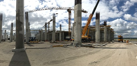 The project involves the construction of new 82, 600 SQM passengers terminal building, to cater a capacity of 8 million passengers per annum.