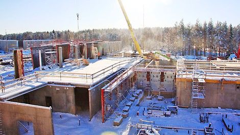 MXH-elementtien korkeus on 2,80 m, ja korotuspaloja löytyy kahta kokoa: 1,20 m ja 0,60 m.