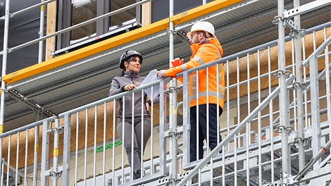 PERI Ingenieure aus der Niederlassung Stuttgart begleiteten Gerüstbau Föhl bei dieser anspruchsvollen Gerüstaufgabe vom ersten Tag an.