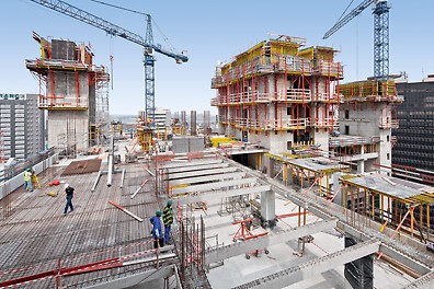 construction of the CBN head quarters in Lagos