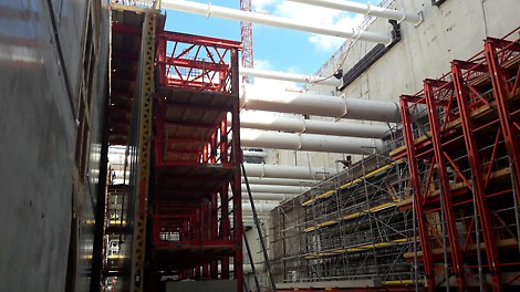 Equipement sur dalle mezzanine