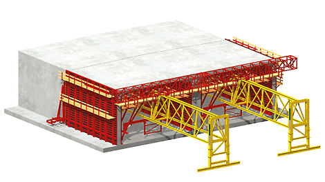 Yekpare açık metod için tünel diyagramı. 2. Varyasyon